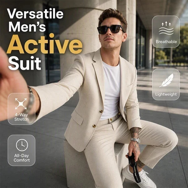 Limited-Time Offer-Men's Versatile Stretch Business Suit