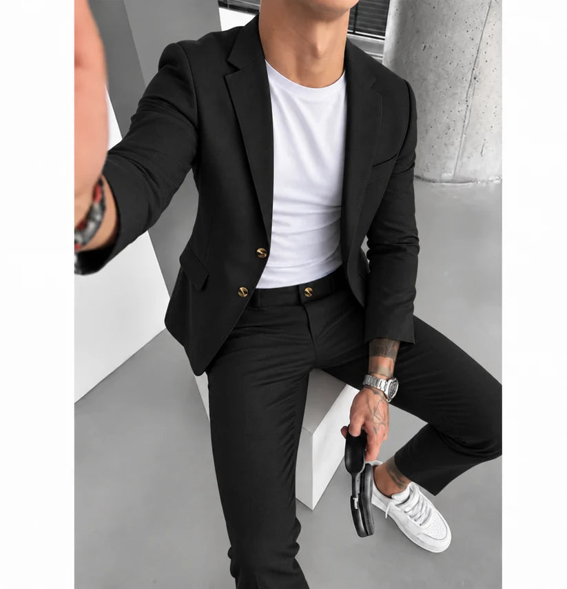 Limited-Time Offer-Men's Versatile Stretch Business Suit