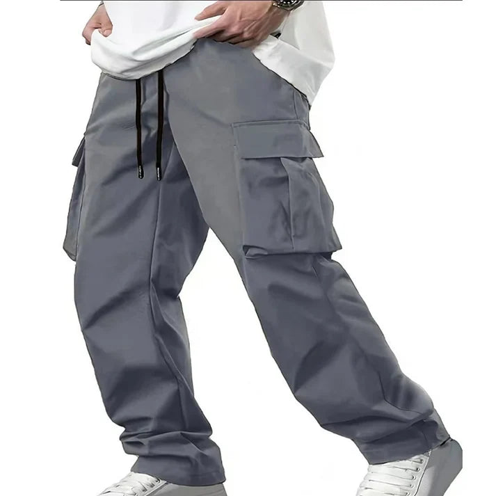 Men’s Cargo Pants – Casual Relaxed Fit Multi-Pocket Utility Pants