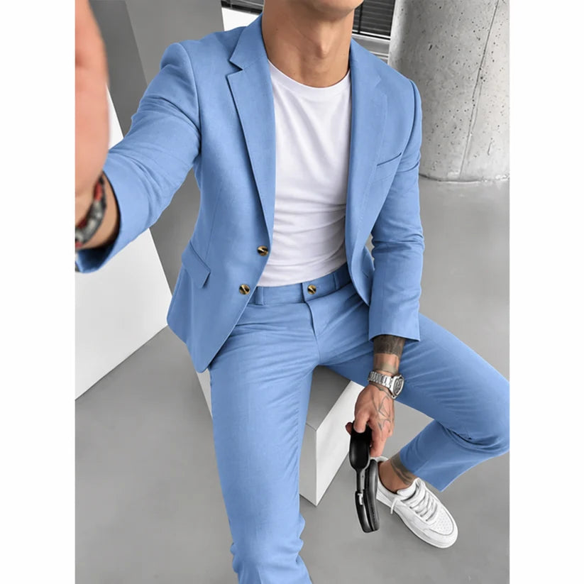 Limited-Time Offer-Men's Versatile Stretch Business Suit